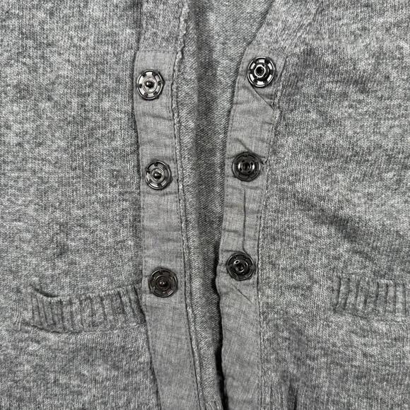 Banana Republic Wool Cashmere Sweater Vest Women’s Medium Gray Minimalist - Picture 3 of 8